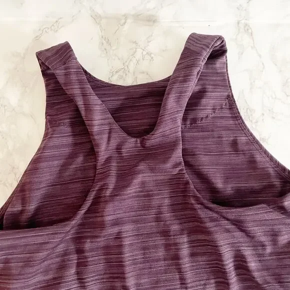 ATHLETA Conscious Space Dye Crop Bra Purple Small S - Picture 6 of 8